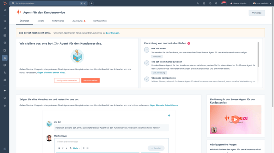HubSpot Chatflows AI Agent 3