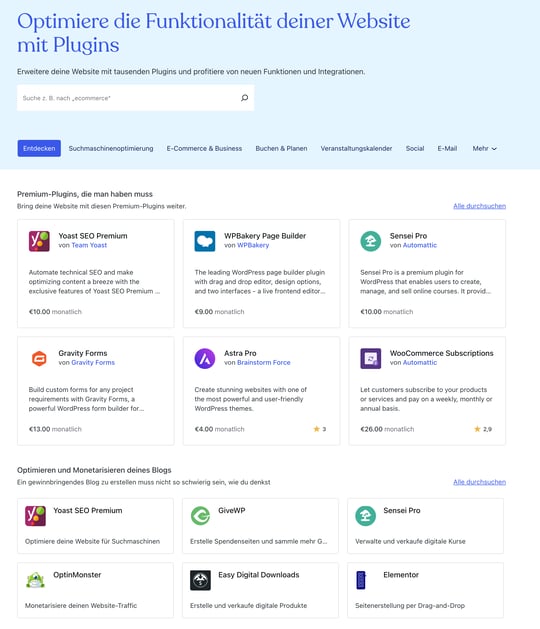 Wordpress-Plugins